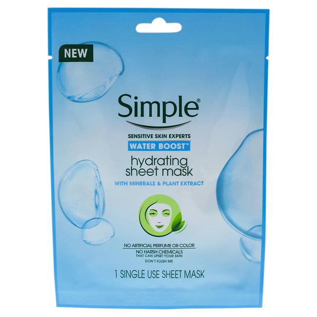 Simple Water Boost Hydrating Sheet Mask by Simple for Women - 1 Pc Mask