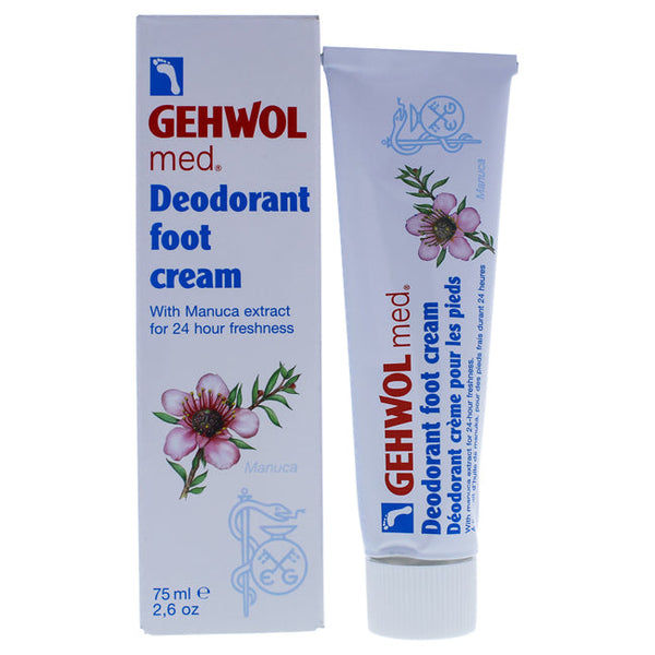 Gehwol Med Deodorant Foot Cream by Gehwol for Unisex - 2.6 oz Cream