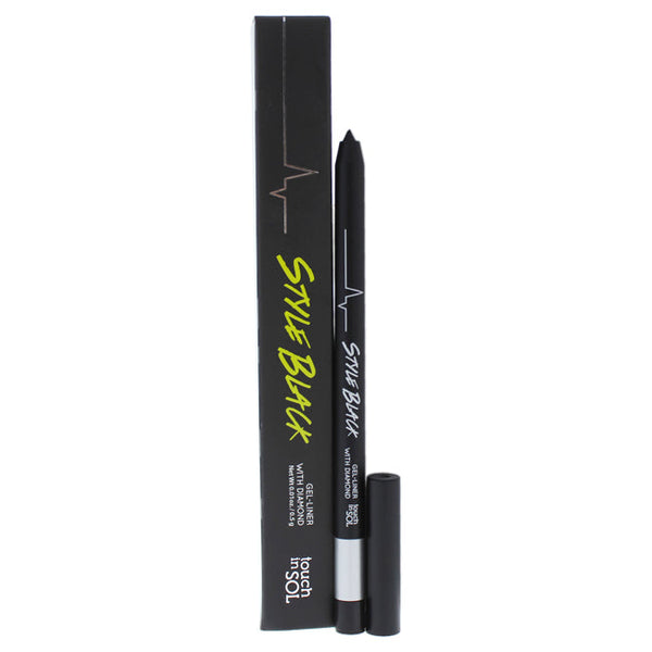 Touch In Sol Style Black Gel-Liner With Diamond - 2 Platinum by Touch In Sol for Women - 0.01 oz Eyeliner