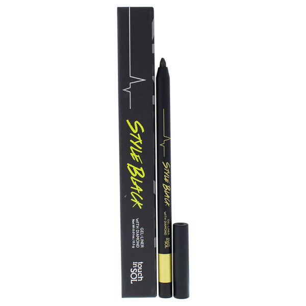 Touch In Sol Style Black Gel-Liner With Diamond - 3 24k Gold by Touch In Sol for Women - 0.01 oz Eyeliner
