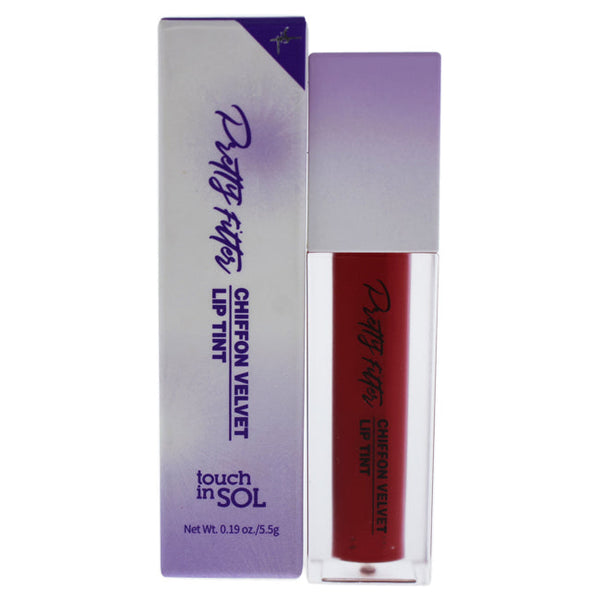 Touch In Sol Pretty Filter Chiffon Velvet Lip Tint - 3 Dusty Rose by Touch In Sol for Women - 0.19 oz Lipstick