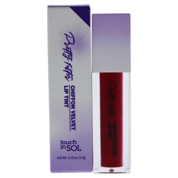 Touch In Sol Pretty Filter Chiffon Velvet Lip Tint - 5 Pink Berry by Touch In Sol for Women - 0.19 oz Lipstick