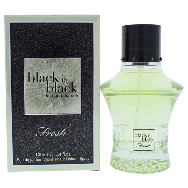 Nuparfums Black is Black Fresh by Nuparfums for Women - 3.4 oz EDP Spray