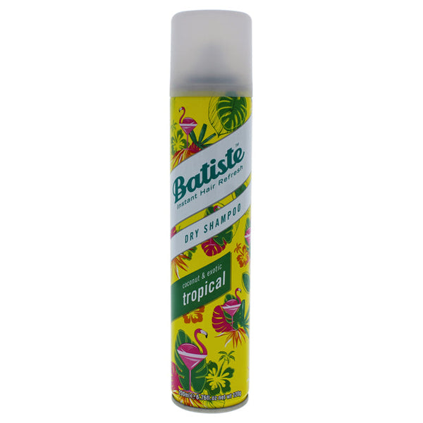 Batiste Dry Shampoo - Coconut and Exotic Tropical by Batiste for Women - 6.73 oz Dry Shampoo