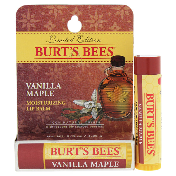 Burt's Bees Vanilla Maple Moisturizing Lip Balm Blister by Burts Bees for Unisex - 0.15 oz Lip Balm
