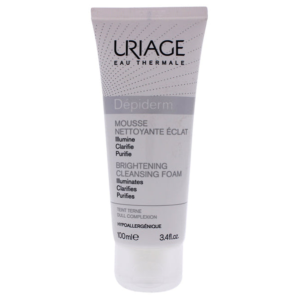 Uriage Depiderm Brightening Cleansing Foam by Uriage for Unisex - 3.4 oz Cleanser