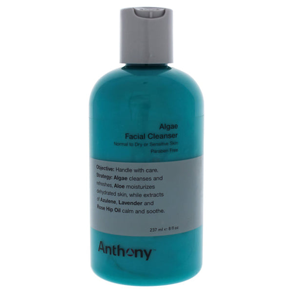 Anthony Algae Facial Cleanser by Anthony for Men - 8 oz Cleanser