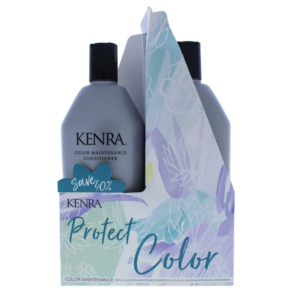 Kenra Color Maintenance Duo by Kenra for Unisex - 2 x 33.8 oz Shampoo and Conditioner