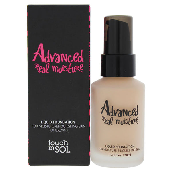 Touch In Sol Advanced Real Moisture Liquid Foundation SPF 30 - 21 Nude Beige by Touch In Sol for Women - 1.01 oz Foundation
