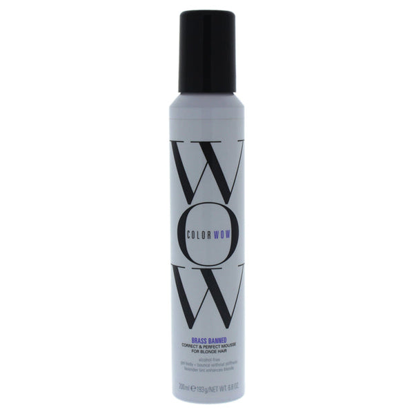 Color Wow Correct and Perfect Mousse For Blonde Hair by Color Wow for Unisex - 6.8 oz Mousse