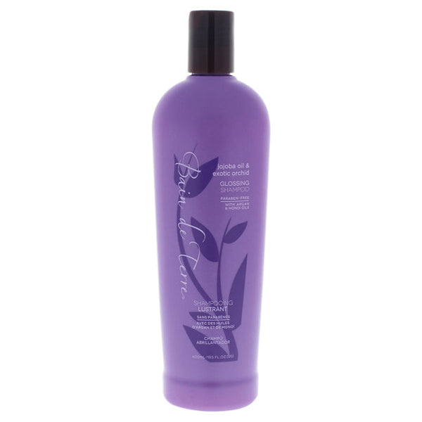 Bain de Terre Jojoba Oil and Exotic Orchid Glossing Shampoo by Bain de Terre for Unisex - 13.5 oz Shampoo