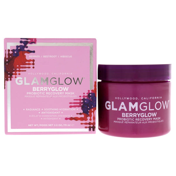 Glamglow Berryglow Probiotic Recovery Mask by Glamglow for Unisex - 2.5 oz Mask