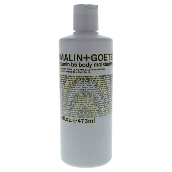 Malin + Goetz Vitamin B5 Body Moisturizer by Malin + Goetz for Unisex - 16 oz Body Lotion