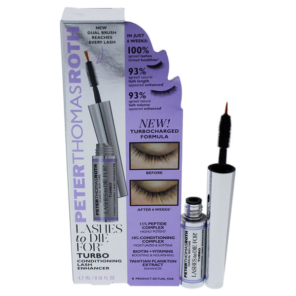 Peter Thomas Roth Lashes To Die for Turbo Conditioning Lash Enhancer by Peter Thomas Roth for Women - 0.16 oz Treatment