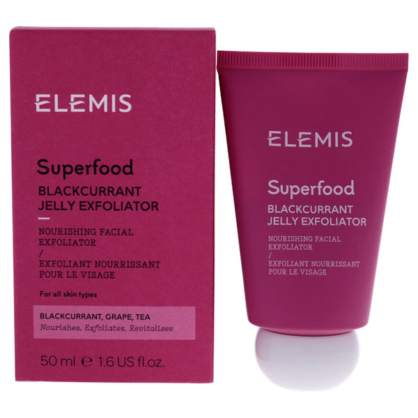 Elemis Superfood Blackcurrant Jelly Exfoliator by Elemis for Women - 1.6 oz Exfoliator