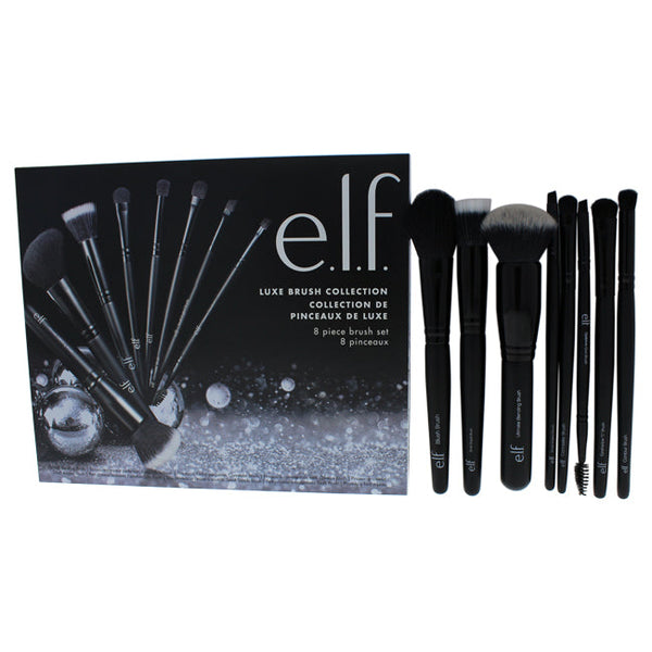 e.l.f. Luxe Brush Collection by e.l.f. for Women - 8 Pc Brush