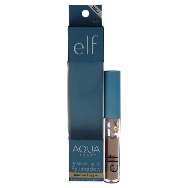 e.l.f. Aqua Beauty Molten Liquid Eyeshadow - Brushed Copper by e.l.f. for Women - 0.09 oz Eyeshadow