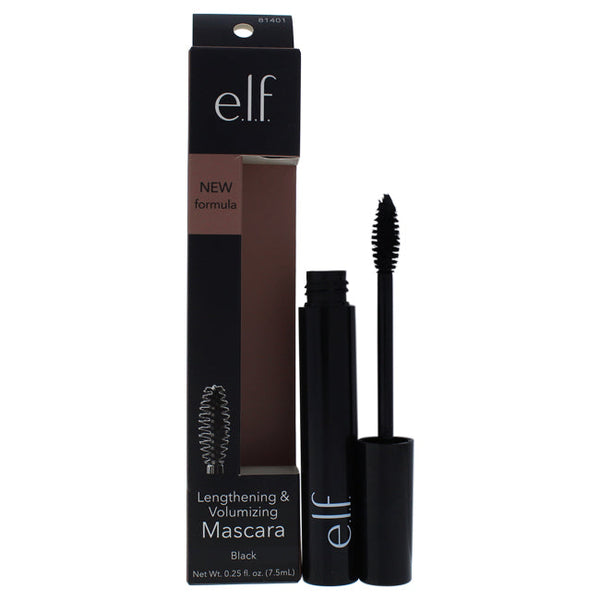 e.l.f. Lengthening and Volumizing Mascara - Black by e.l.f. for Women - 0.25 oz Mascara