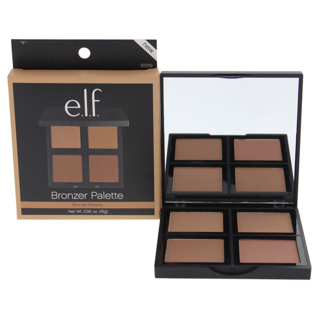 e.l.f. Bronzer Palette - Bronzed Beauty by e.l.f. for Women - 0.56 oz Bronzer