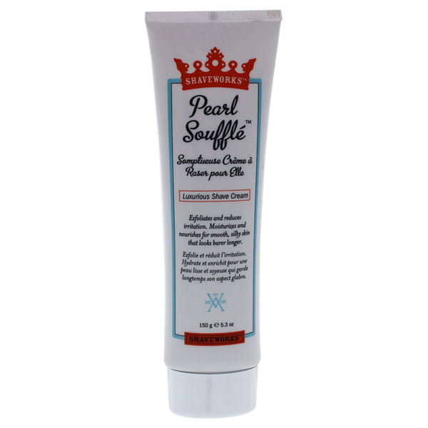 Shaveworks Pearl Souffle Shave Cream by Shaveworks for Men - 5.3 oz Shave Cream