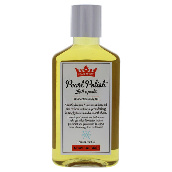 Shaveworks Pearl Polish Dual Action Body Oil by Shaveworks for Unisex - 5.3 oz Body Oil
