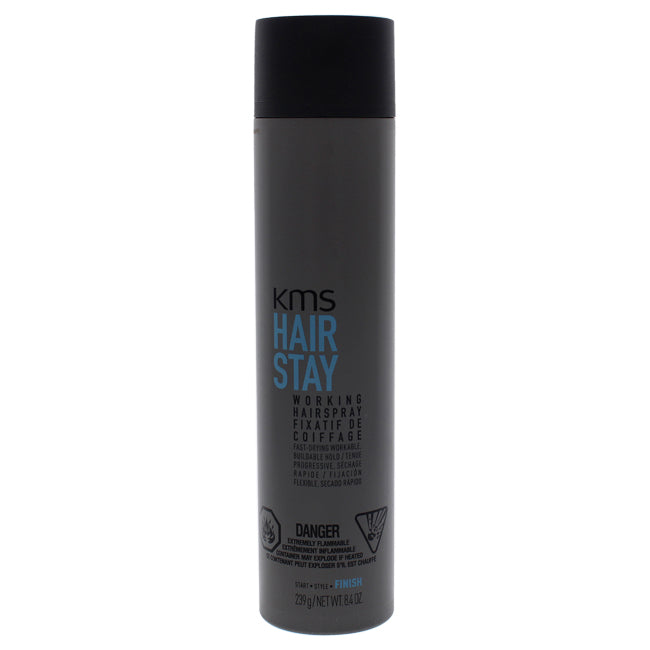 KMS Hairstay Working Hairspray by KMS for Unisex - 8.4 oz Hairspray