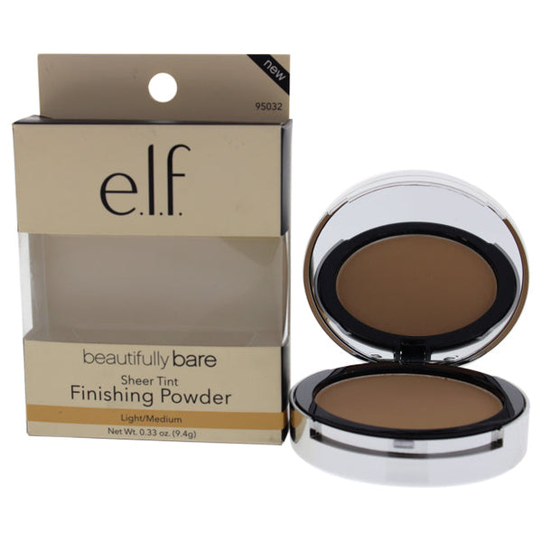 e.l.f. Beautifully Bare Sheer Tint Finishing Powder - Light-Medium by e.l.f. for Women - 0.33 oz Powder