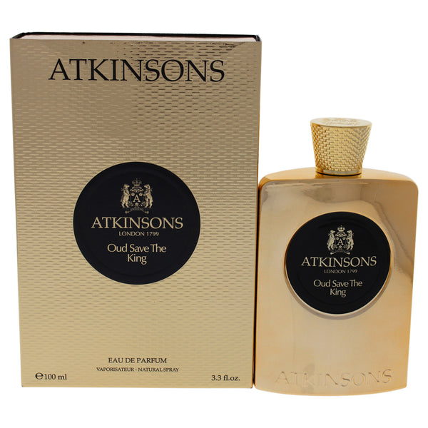 Atkinsons Oud Save The King by Atkinsons for Men - 3.3 oz EDP Spray