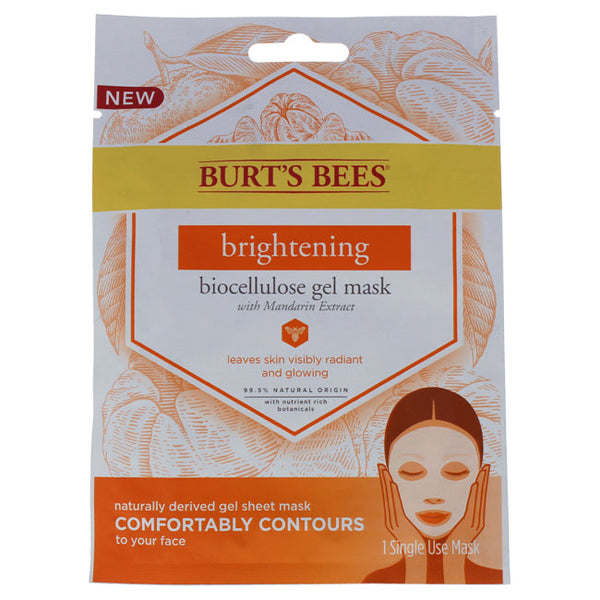 Burts Bees Brightening Biocellulose Gel Face Mask by Burts Bees for Women - 1 Pc Mask