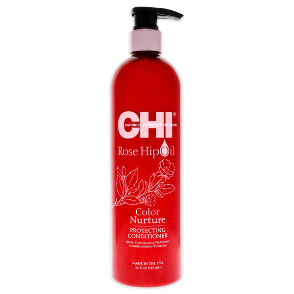 CHI Rose Hip Oil Color Nurture Protecting Conditioner by CHI for Unisex - 25 oz Conditioner