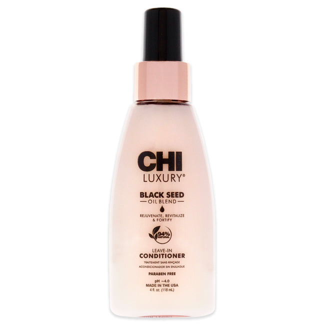 CHI Luxury Black Seed Oil Leave-In Conditioner by CHI for Unisex - 4 oz Conditioner
