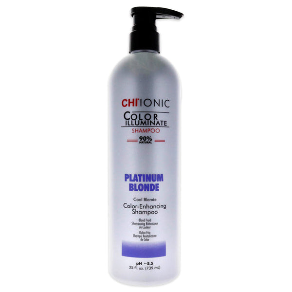 CHI Ionic Color Illuminate Shampoo - Platinum Blonde by CHI for Unisex - 25 oz Shampoo