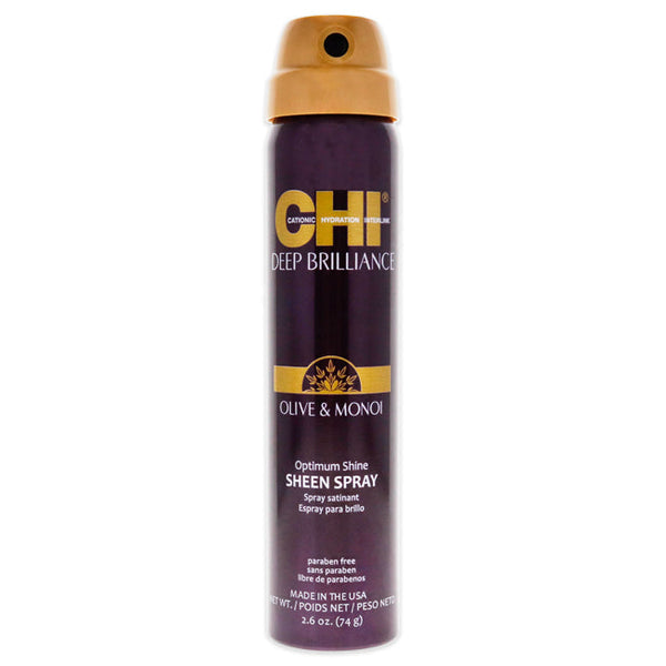 CHI Deep Brilliance Optimum Shine Sheen Spray by CHI for Unisex - 2.6 oz Hair Spray