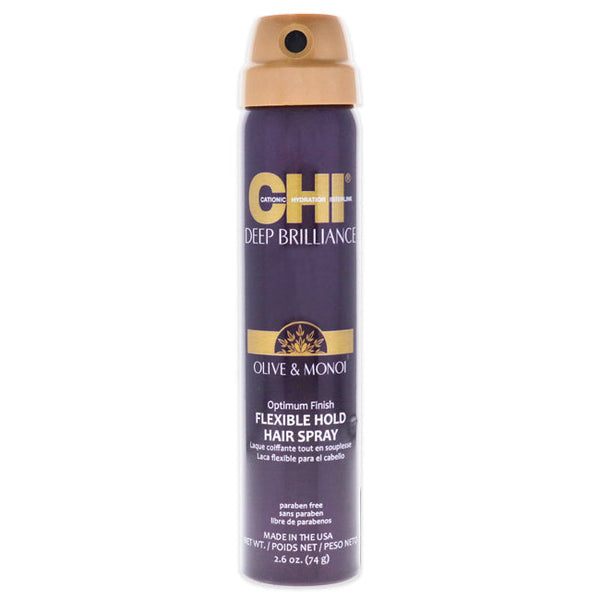 CHI Deep Brilliance Optimum Flexible Hold by CHI for Unisex - 2.6 oz Hairspray