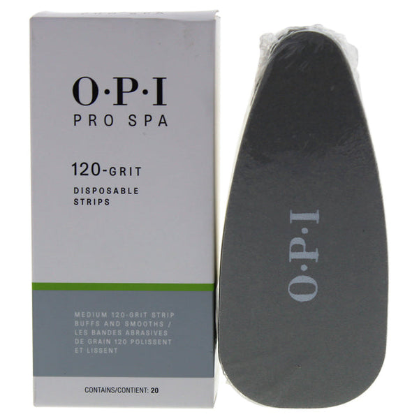 OPI Pro Spa Disposable Grit Strip by OPI for Women - 120 Pc Strips
