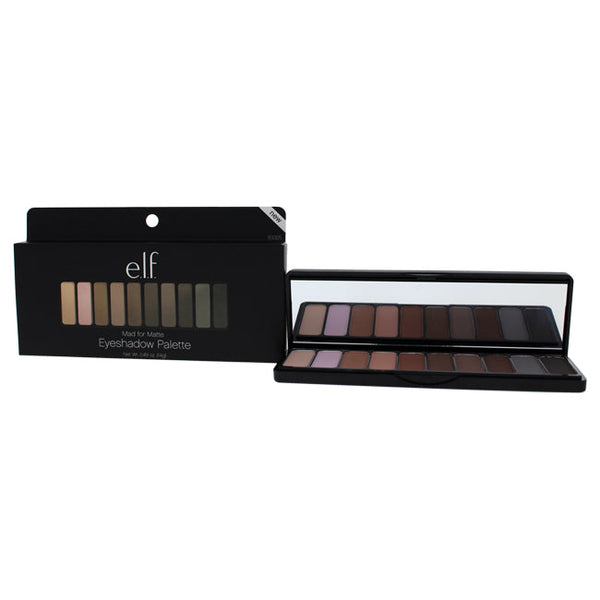 e.l.f. Mad for Matte Eyeshadow Palette - Nude Mood by e.l.f. for Women - 0.49 oz Eyeshadow