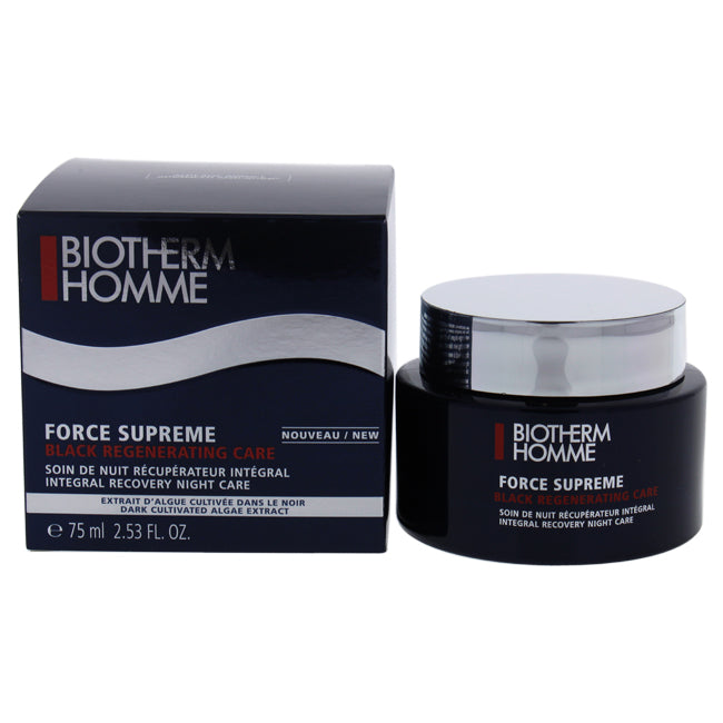 Biotherm Force Supreme Black Regenerating Care by Biotherm for Men - 2.53 oz Cream