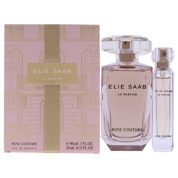 Elie Saab Elie Saab Le Parfum Rose Couture by Elie Saab for Women - 2 Pc Gift Set 3oz EDT Spray, 0.33oz EDT Spray