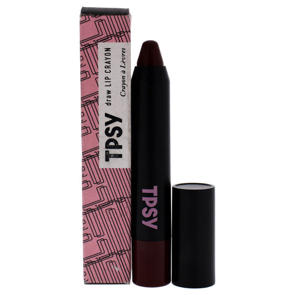 TPSY Draw Lip Crayon - 007 Wine Stain by TPSY for Women - 0.09 oz Lipstick