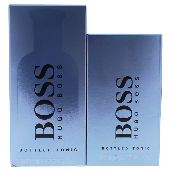 Hugo Boss Boss Bottled Tonic by Hugo Boss for Men - 2 Pc Gift Set 3.3oz EDT Spray, 8ml EDT Spray