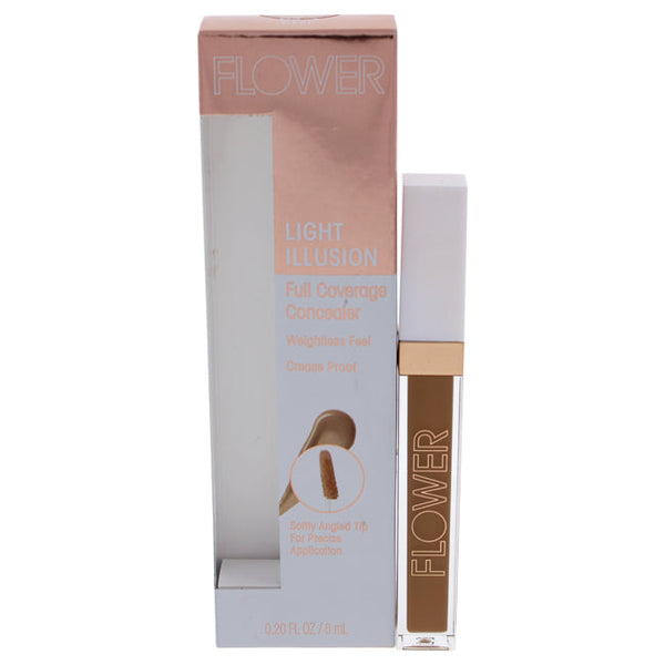 Flower Beauty Light Illusion Full Coverage Concealer - D2-3 Deep by Flower Beauty for Women - 0.20 oz Concealer