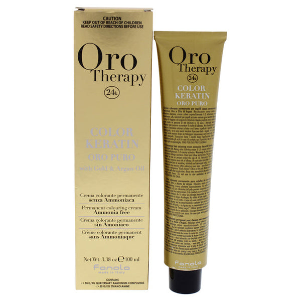 Fanola Oro Therapy Color Keratin - 5-00 Intense Light Chestnut by Fanola for Unisex - 3.38 oz Hair Color