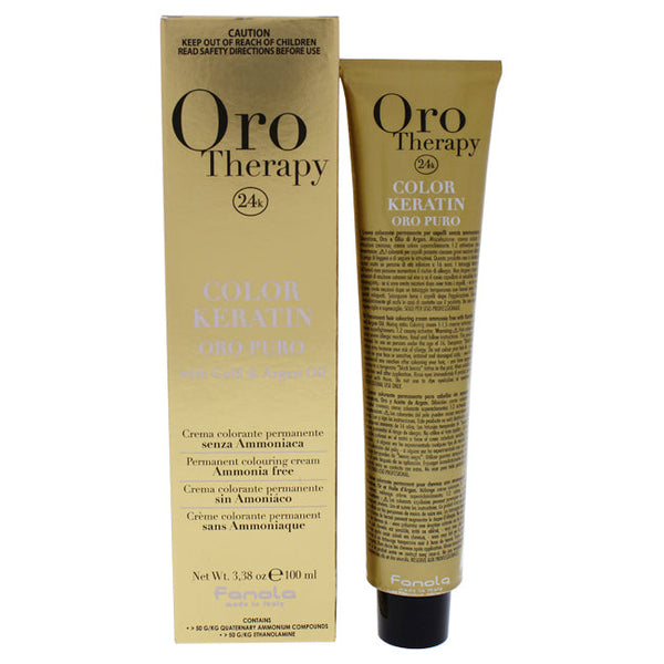 Fanola Oro Therapy Color Keratin - 9-00 Intense Very Light Blonde by Fanola for Unisex - 3.38 oz Hair Color