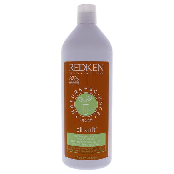 Redken Nature Plus Science All Soft Shampoo by Redken for Unisex - 33.8 oz Shampoo