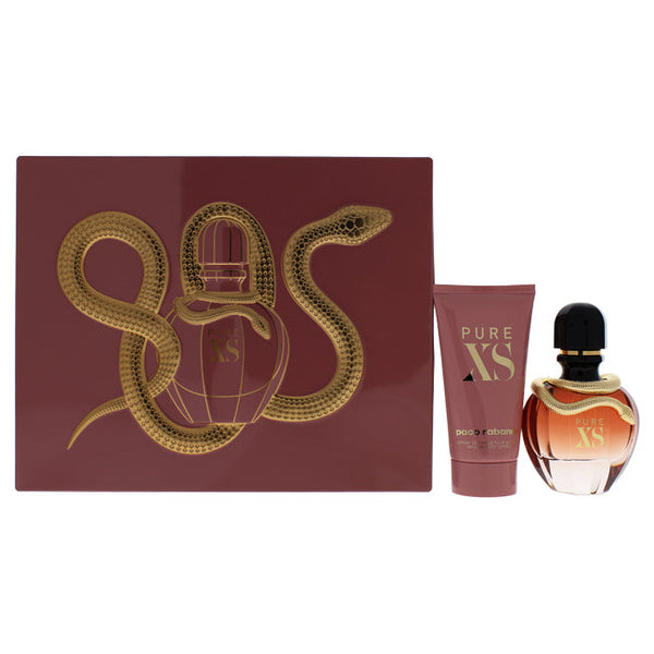 Paco Rabanne Pure XS by Paco Rabanne for Women - 2 Pc Gift Set 1.7oz EDP Spray, 2.5oz Body Lotion