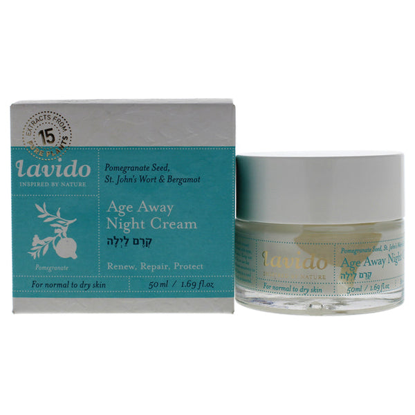 Lavido Age Away Night Cream by Lavido for Unisex - 1.69 oz Cream