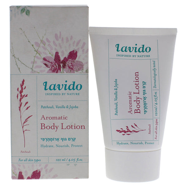 Lavido Aromatic Body Lotion - Patchouli Vanilla and Jojoba by Lavido for Unisex - 4.05 oz Body Lotion