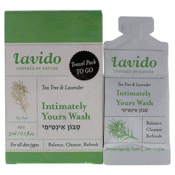 Lavido Intimately Yours Wash - Tea Tree and Lavander by Lavido for Unisex - 0.1 oz Cleanser