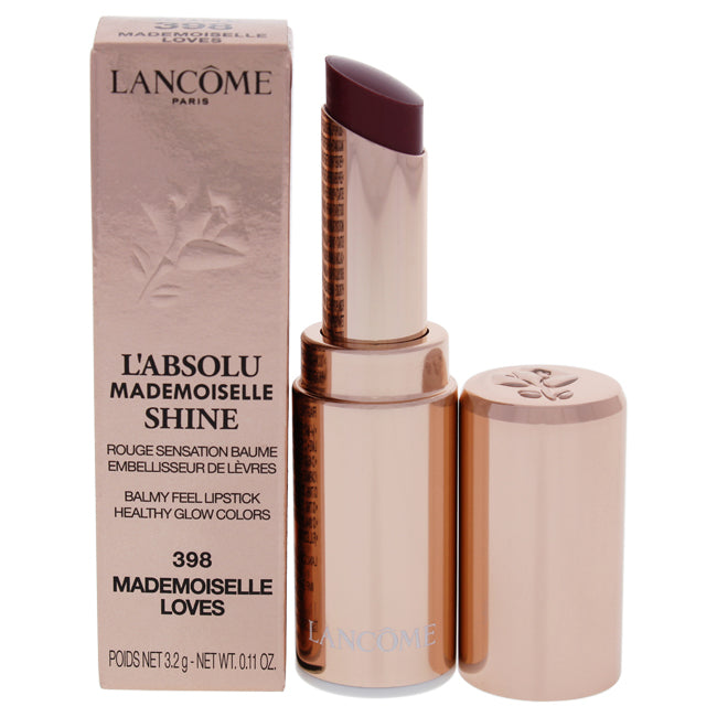 Lancome LAbsolu Mademoiselle Shine - 398 Mademoiselle Loves by Lancome for Women - 0.09 oz Lipstick