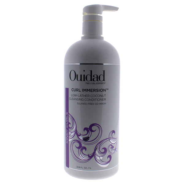 Ouidad Curl Immersion Low-Lather Coconut Cleansing Conditioner by Ouidad for Unisex - 33.8 oz Conditioner
